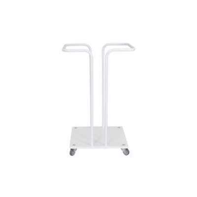 Affaldsstativ u/låg 120L sække hvid