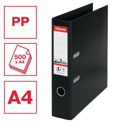 Brevordner Esselte No.1 Power sort A4 bred