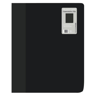 Demomappe PP BNT A4 sort m/20 lommer