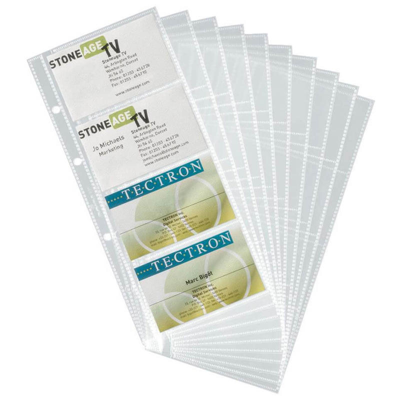 Visitkortlomme Durable t/8 kort 2387 t/2403 /10