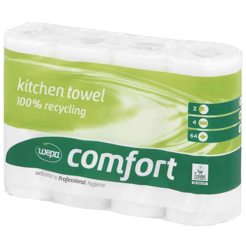 Køkkenrulle Wepa 2-lags 14m/rl  /32 rl.