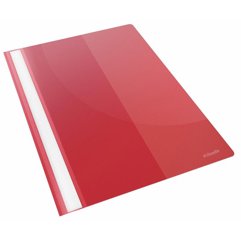 Tilbudsmappe Esselte PP rød A4 m/lomme 28340 /25