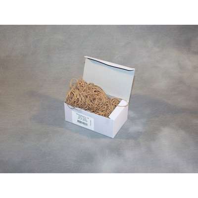 Gummibånd nr. 18 brun 80mm 250g/pk