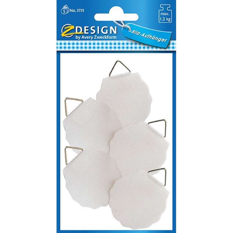 Billedophæng avery 3731 Z-design Ø40mm hvid