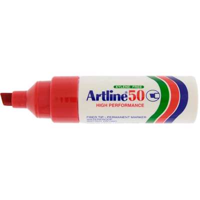 Marker Artline EK50 Skrå 3-6mm spids Rød