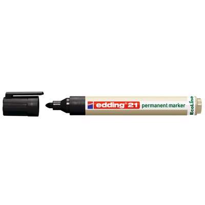 Marker Edding 21 Ecoline sort perm. 1,5-3mm