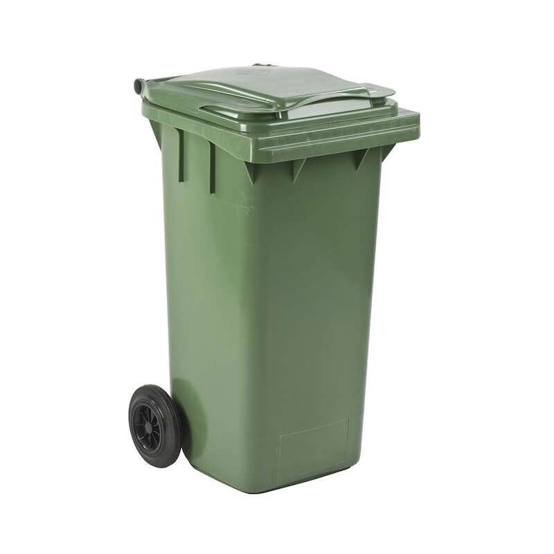 Affaldscontainer Grøn 120L UV-resistent