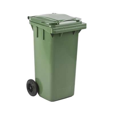 Affaldscontainer Grøn 120L UV-resistent