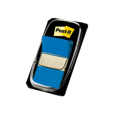 Indexfaner Post-it  680-2 blå 25,4x43,2mm 50bl/stk.