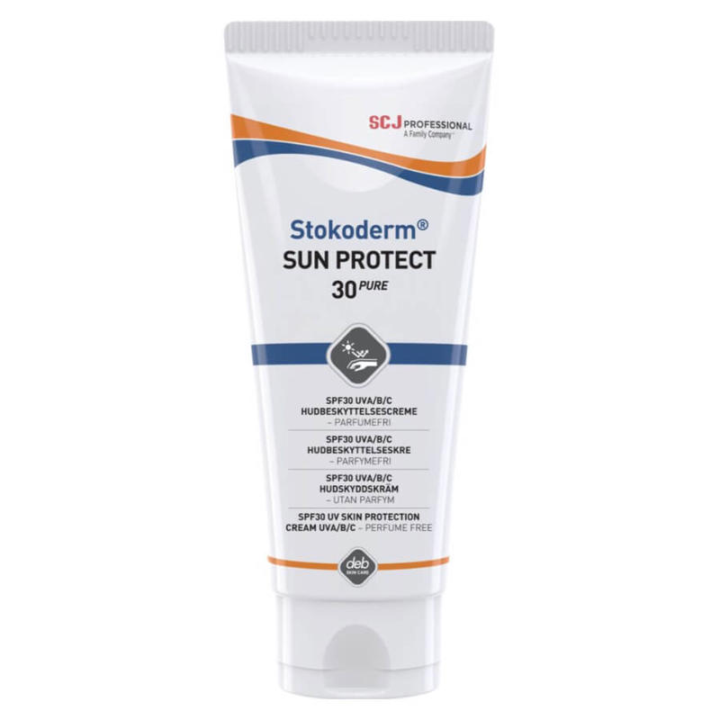 Solcreme Deb Stokoderm SPF 30 PURE vandfast uparf. 100ml