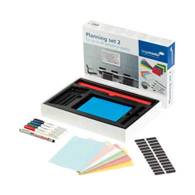 Planlægningssæt whiteboard Legamaster Lean