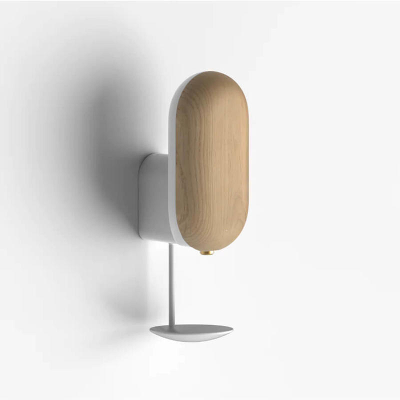 Dispenser desinfektion Details vægmodel lys eg/ hvid