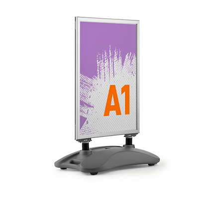 Gadeskilt Durable heavy base outdoor A1