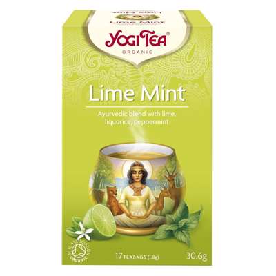 Te Yogi Lime Mint 17breve/æsk