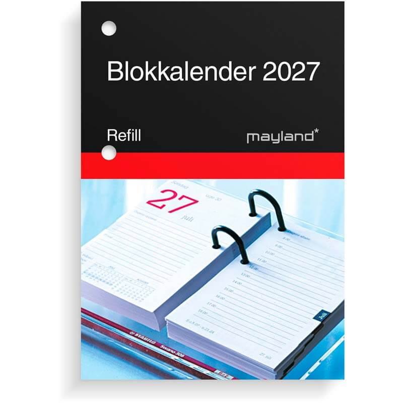 Blokkalender 2027 Mayland REFILL