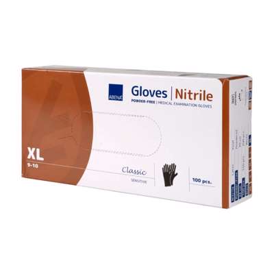 Nitrilhandske X-large Classic sort pk./100