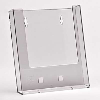 Brochurestativ A5 1 fag W160 stående/plexiglas vægmodel