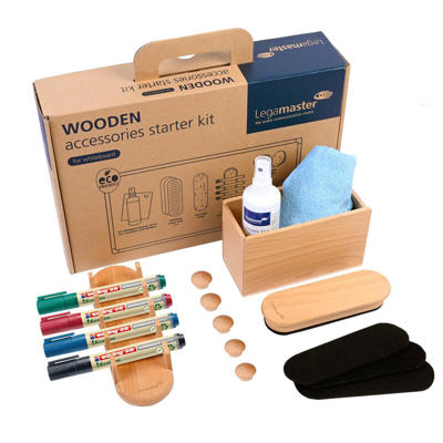 Whiteboard starter kit Legamaster Wooden 125600