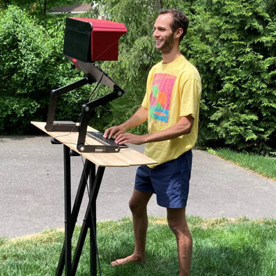 Solskærm & Privacy cover Philbert 12-14", rød