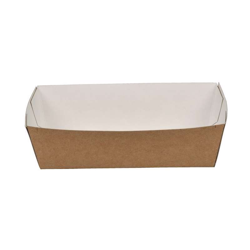 Pommes frites bakke nr.0 Burger-Line 100stk/pk brun