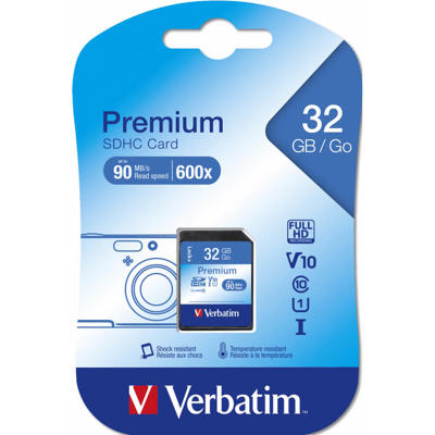 SD kort Verbatim 32GB (SDHC) 43963 Class 10