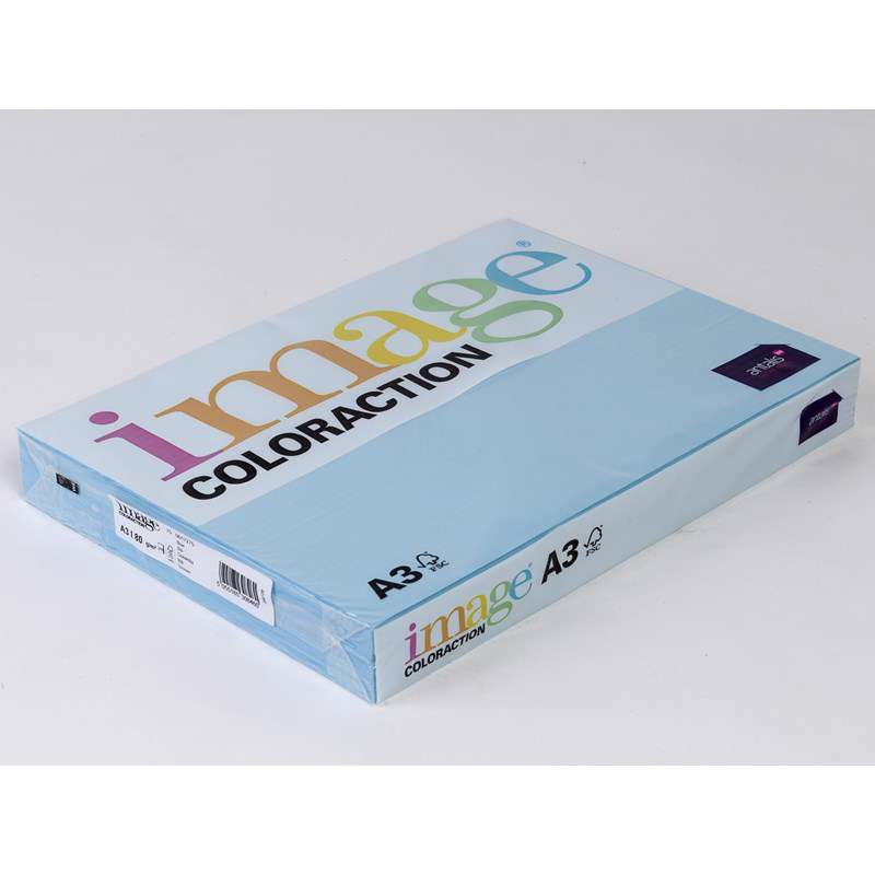 Kopipapir Image Coloraction A3 80g isblå OBL70 500ark/pk