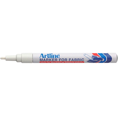 Tekstiltusch Artline EKC-1, 1.2mm hvid