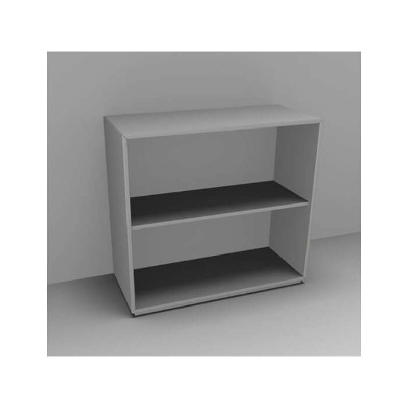 Reol Dencon 2204 800x350x750 2-rum lys grå DLP u/ml.-side