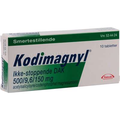Håndkøbsmedicin Kodimagnyl tabl. 500mg /10