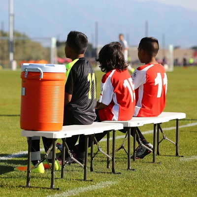 Bænk LifeTime foldebænk 3 pers 183cm 3 ben offwhite