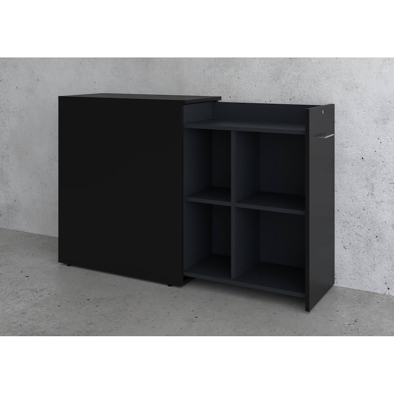 Udtræksskab Fumac Jive MaxiTower sort/antracit venstrevendt