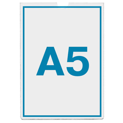 Plastetui Esselte A5 0,105mm glasklar 100stk/pk