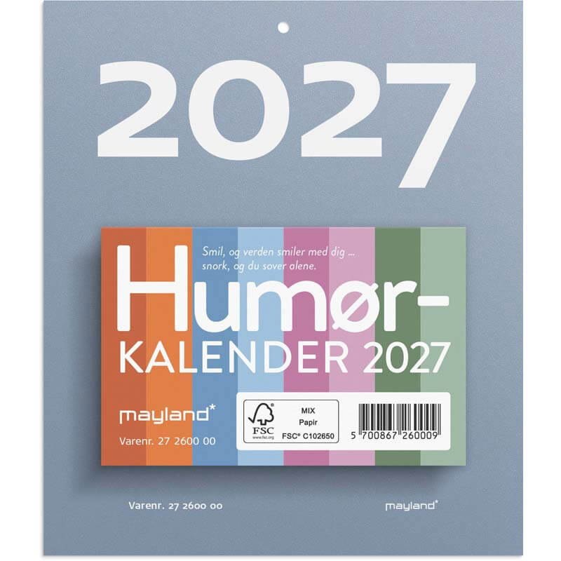 Afrivningskalender Humør 2027 Mayland