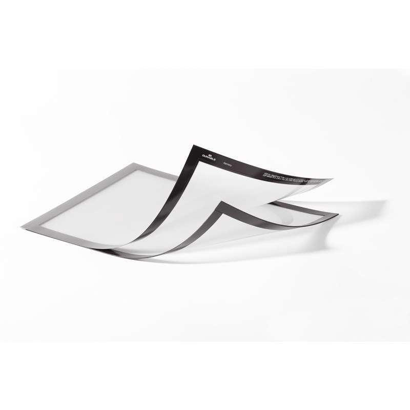 Inforamme Duraframe A4 Plus magnetisk sølv pk./2