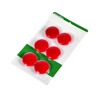 Magneter BNT rød Ø30mm blister 6stk/pk