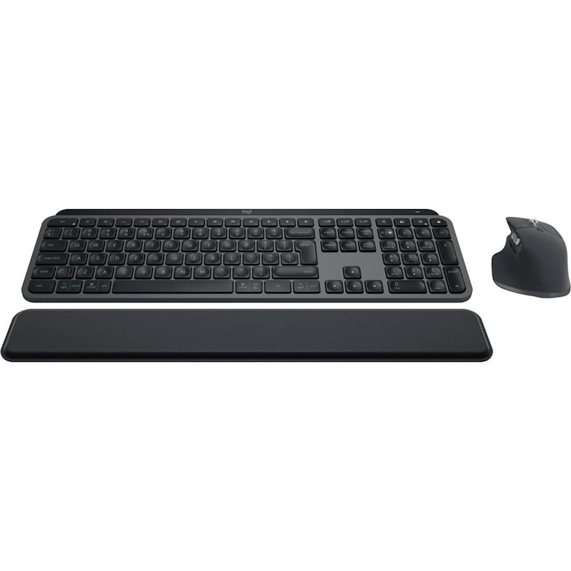 Tastatur + mus Logitech MX Key S Combo Wireless Desktop grå
