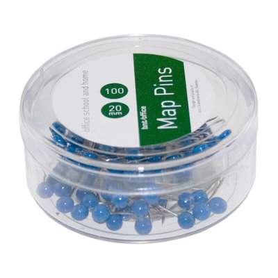 Kortnåle 4mmx20mm blå 100stk/pk