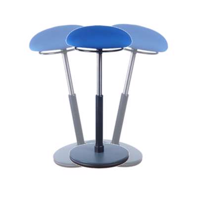 Kontorstol Moizi 20 stå/støtte stol, sort