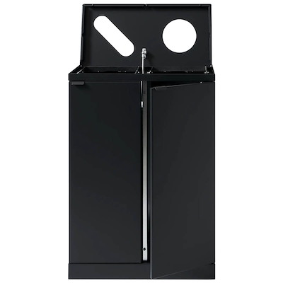 Affaldssystem Affaldssortering Bica 889 2x65L Antracit