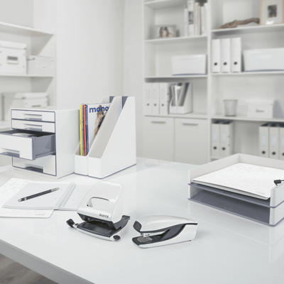 Hulapparat Leitz 5008 NeXXt WOW 2-huls 30 ark metal blister