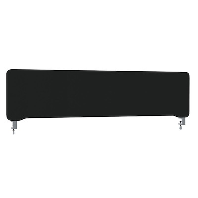 Skærmvæg til bord Lintex Edge sort 1600x400mm