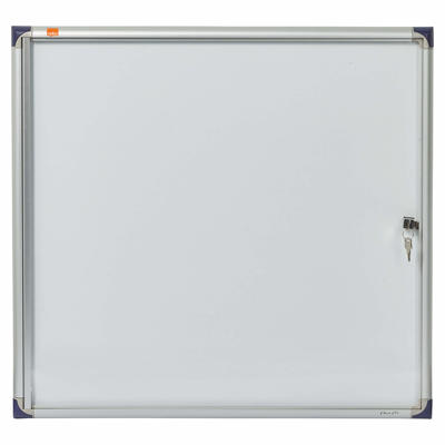 Opslagsskab Nobo slim 6xA4 magnetisk m/lås indendørs