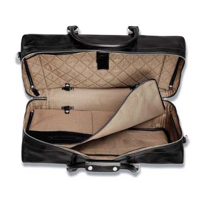 Weekendtaske Aalborg Weekender Bag læder sort