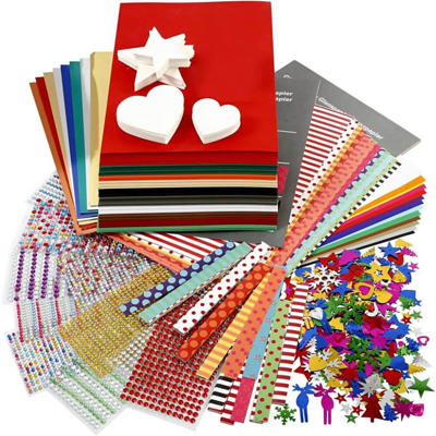 Juleklip pakke Luksus Creas 99224 ass. farver