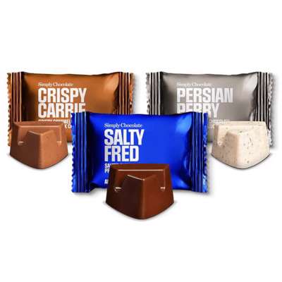 Chokolade Simply Chocolate Mix Carrie-Fred-Persian 10g/75