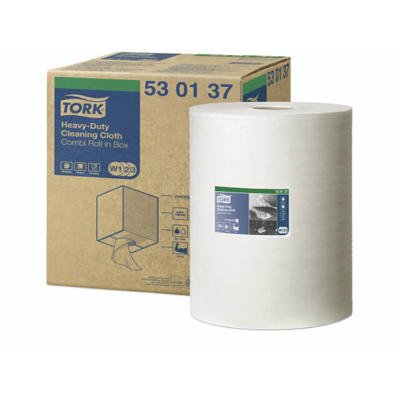 Aftørring Tork kraftig W1/W2/W3 106m 280ark hvid 530137