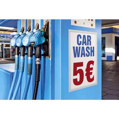 Inforamme Duraframe A3 magn/selvkl. sølv pk./2