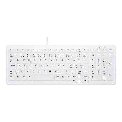 Tastatur Active AK-C7000 Hygiejnisk hvid Nordisk