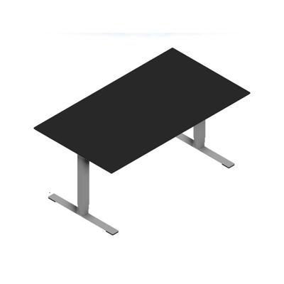 Hæve-sænkebord Dencon V2874 1600x900 alu stel sort lam pl