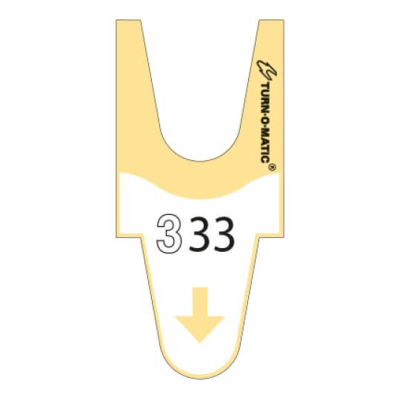 Købilletter METO Turn-O-Matic D900 gul 6x4000 stk/pk